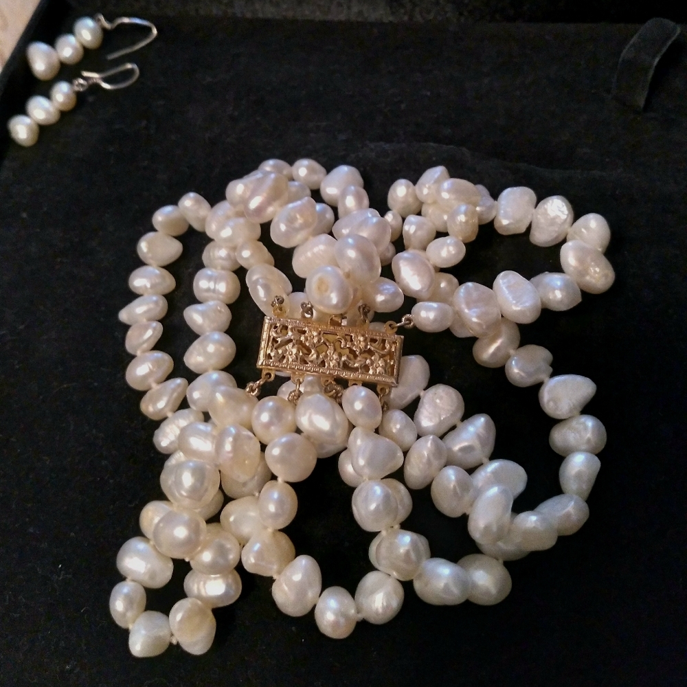 Vintage pearl set - Picture 7 of 11